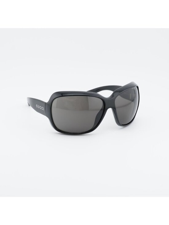 Gucci GG2176S 001Sunglasses Black Square Frame, Grey Lenses main image 5
